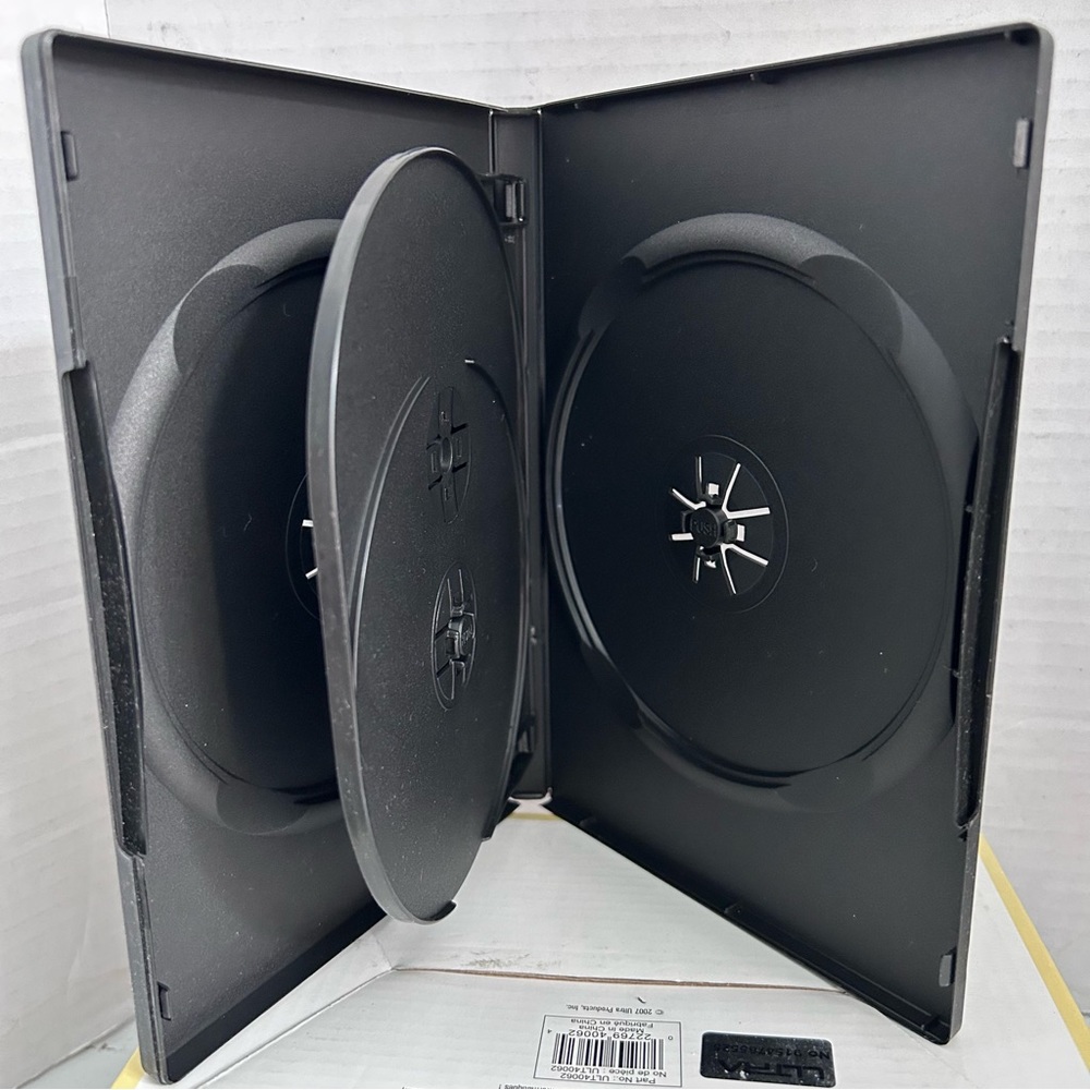 ULTRA full size QUAD DVD Movie Cases 5 pack